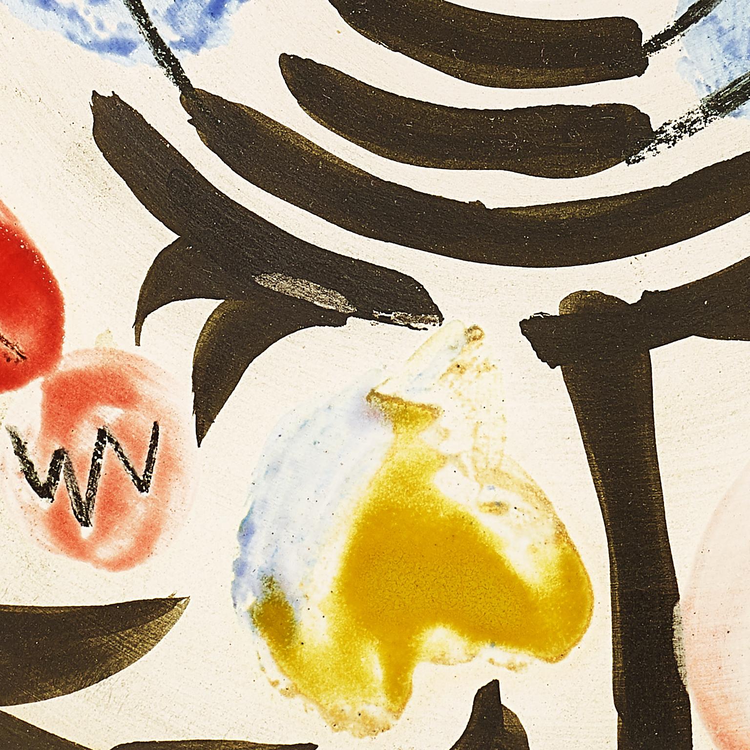 MOTIFS N° 17 .MADOURA . 1963 . VALLAURIS - Abstract Geometric Print by Pablo Picasso