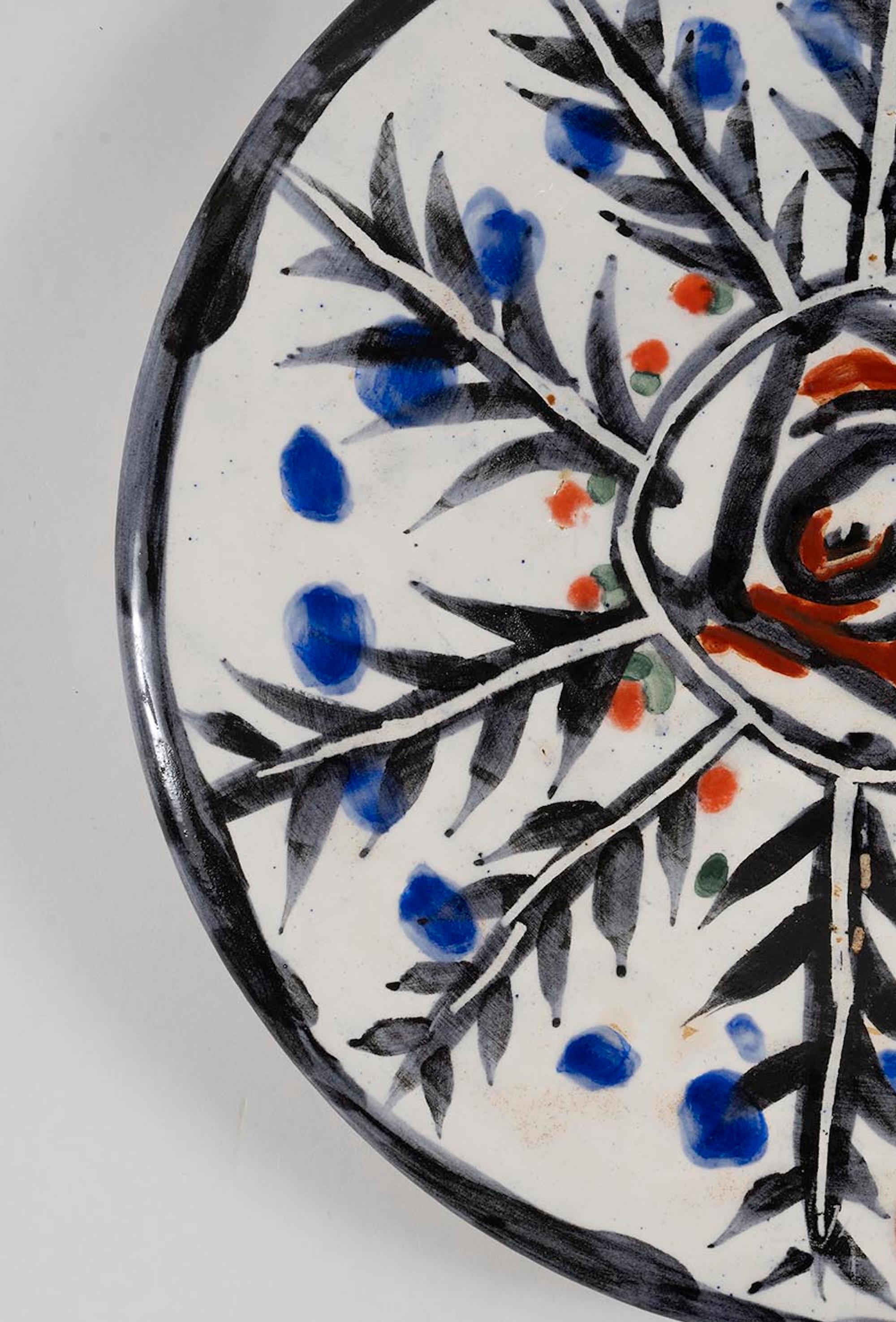 Motifs no.7 (A.R. 459), Pablo Picasso, Design, Ceramic, Madoura For Sale 1