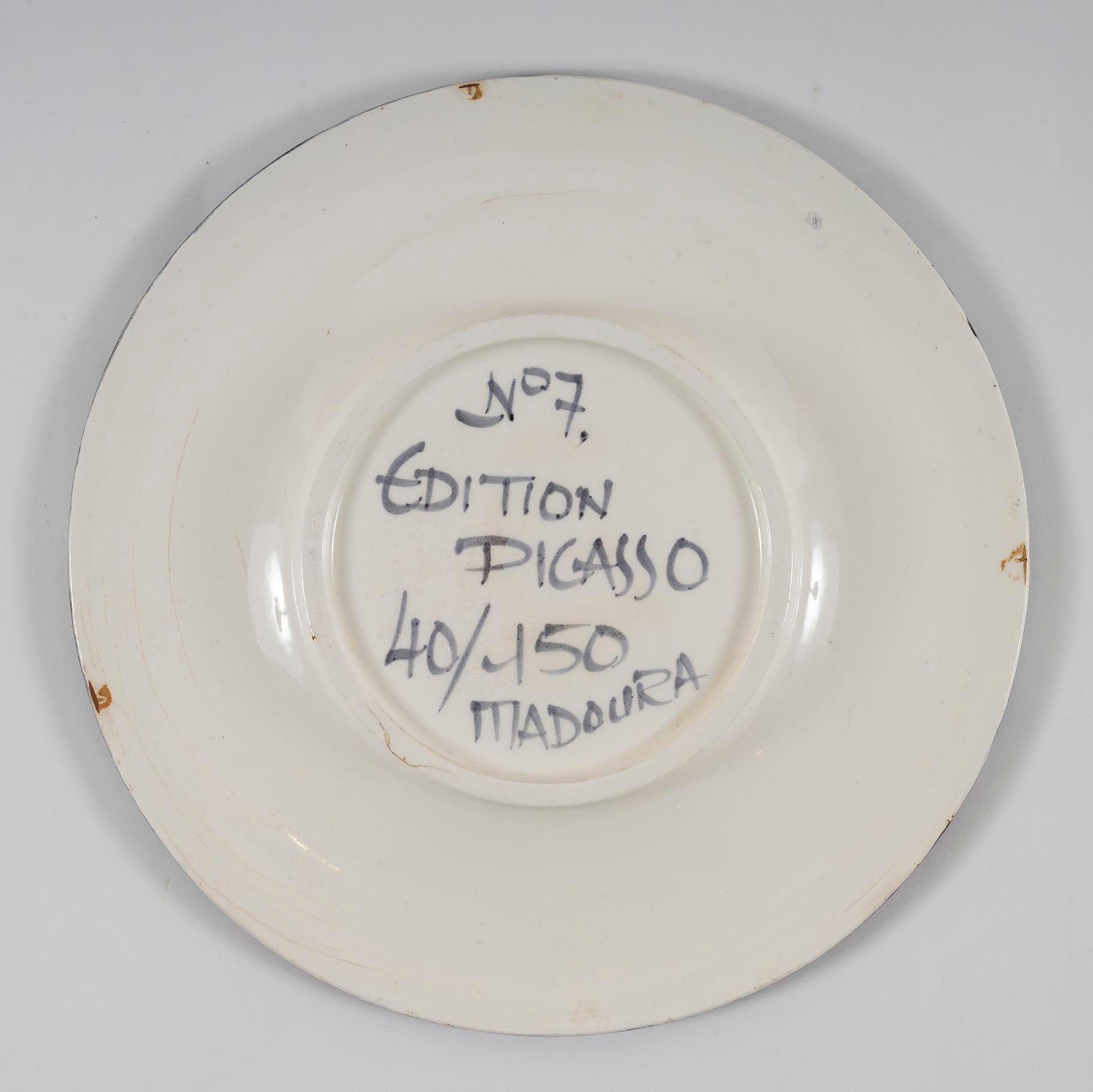 Motifs no.7 (A.R. 459), Pablo Picasso, Design, Ceramic, Madoura For Sale 3
