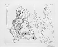 MOUSQUETAIRE ET ODALISQUE, MEDUSE, PLANCHA 47 DE LA SERIE 156 (BLOCH 1902)