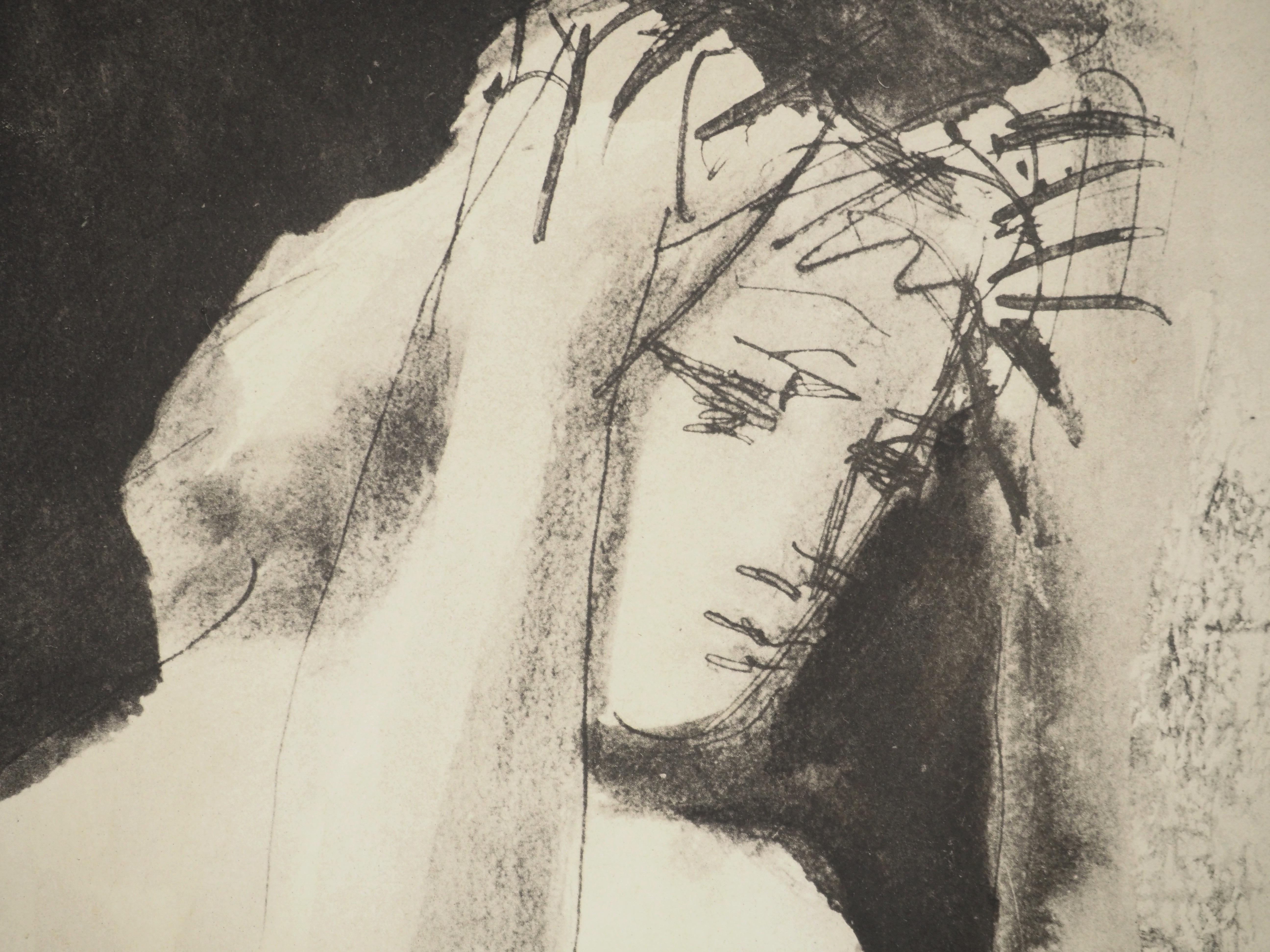 Naked Seated Women - Lithograph and Stencil - Modern Print by Pablo Picasso