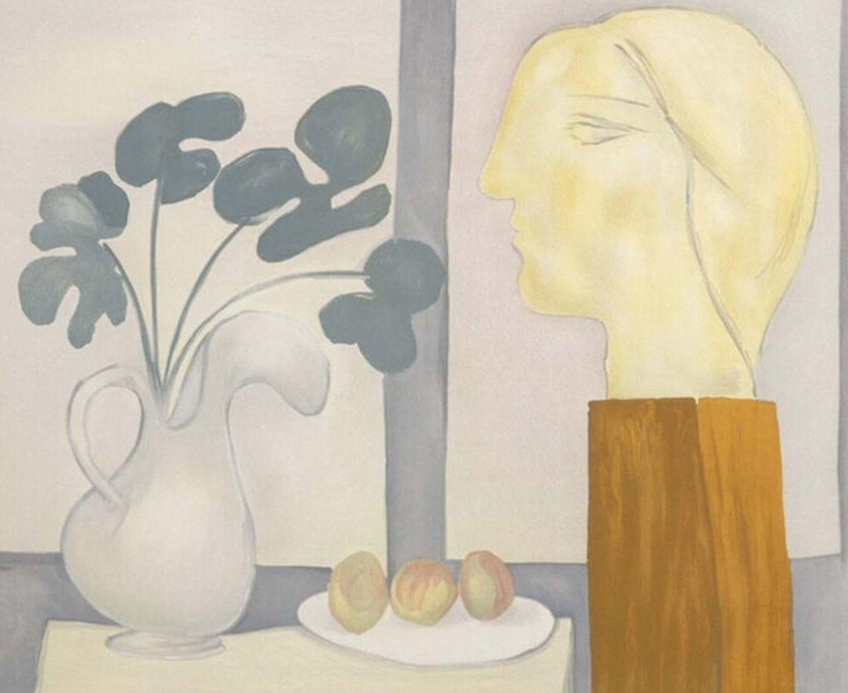 Nature Mort Originallithographie von Picasso, Nachlass-Sammlung von Picasso, von Pablo Picasso im Angebot 1