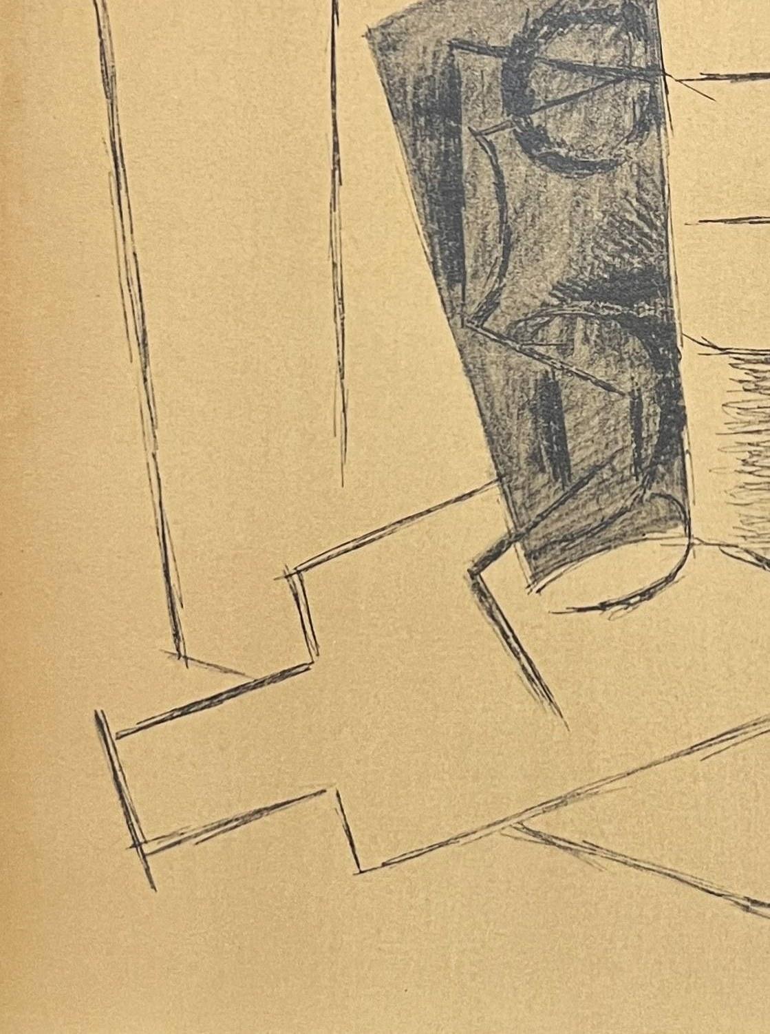 Nature morte à la coupe - Beige Print by Pablo Picasso