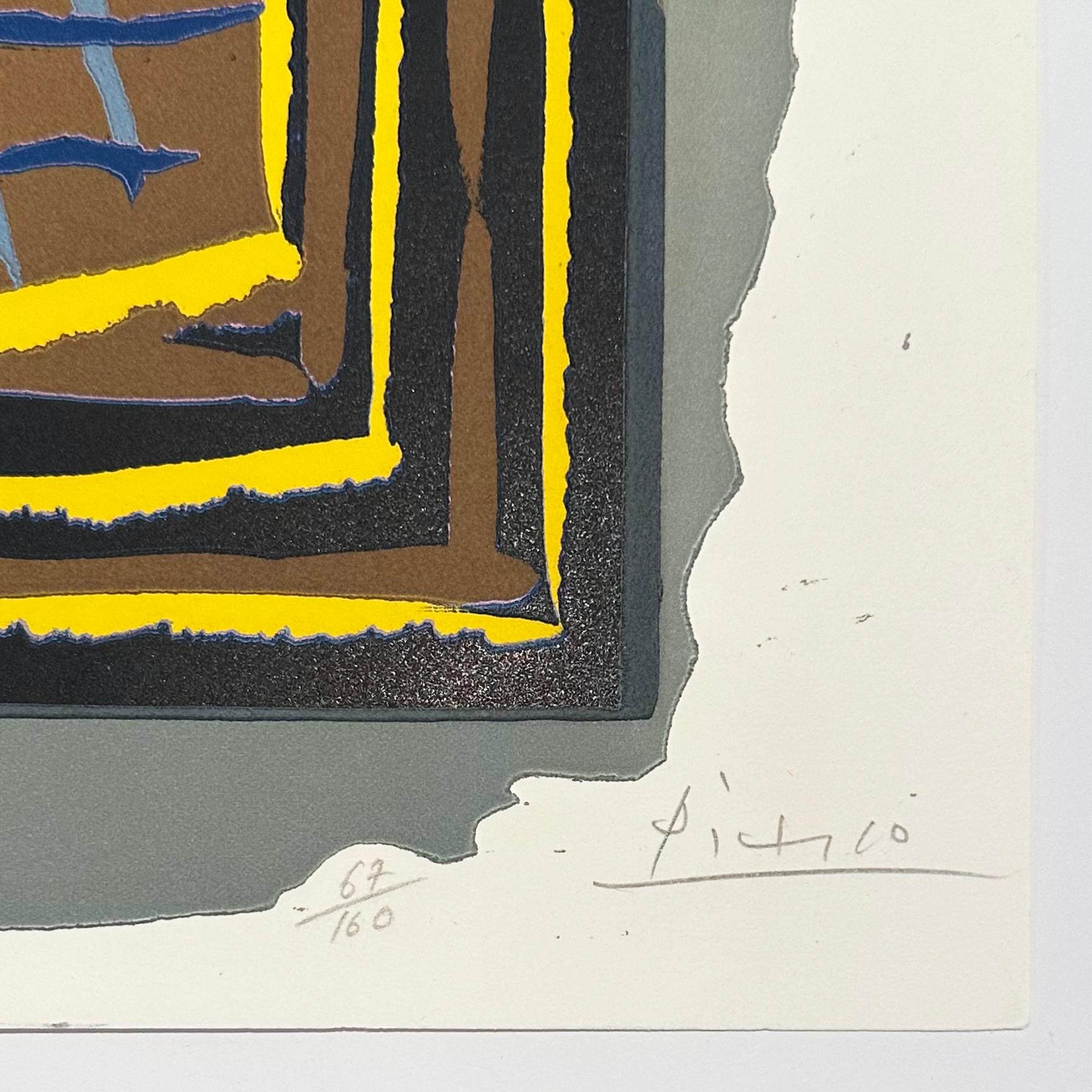 Nature morte a la Pasteque (Still Life with Watermelon and Cherries) - Abstract Print by Pablo Picasso