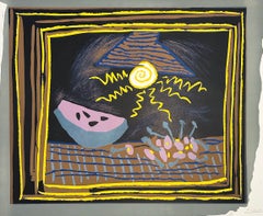 Nature morte a la Pasteque (Still Life with Watermelon and Cherries)