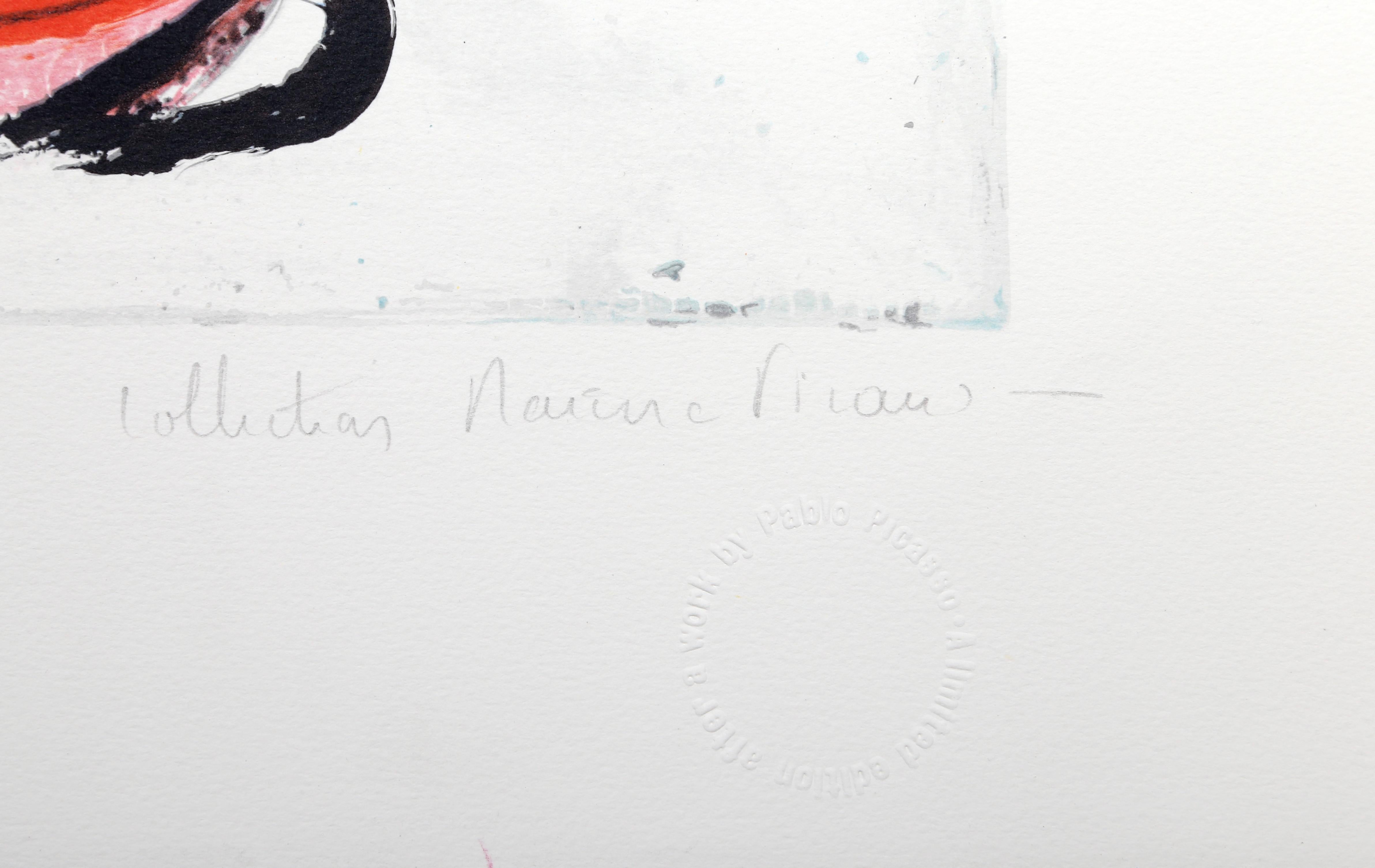Nature Morte au Pichet Rose, Lithographie d'après Pablo Picasso en vente 1