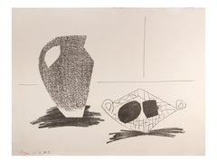 Nature Morte au Pot de Grès - Litografía de Pablo Picasso - 1947