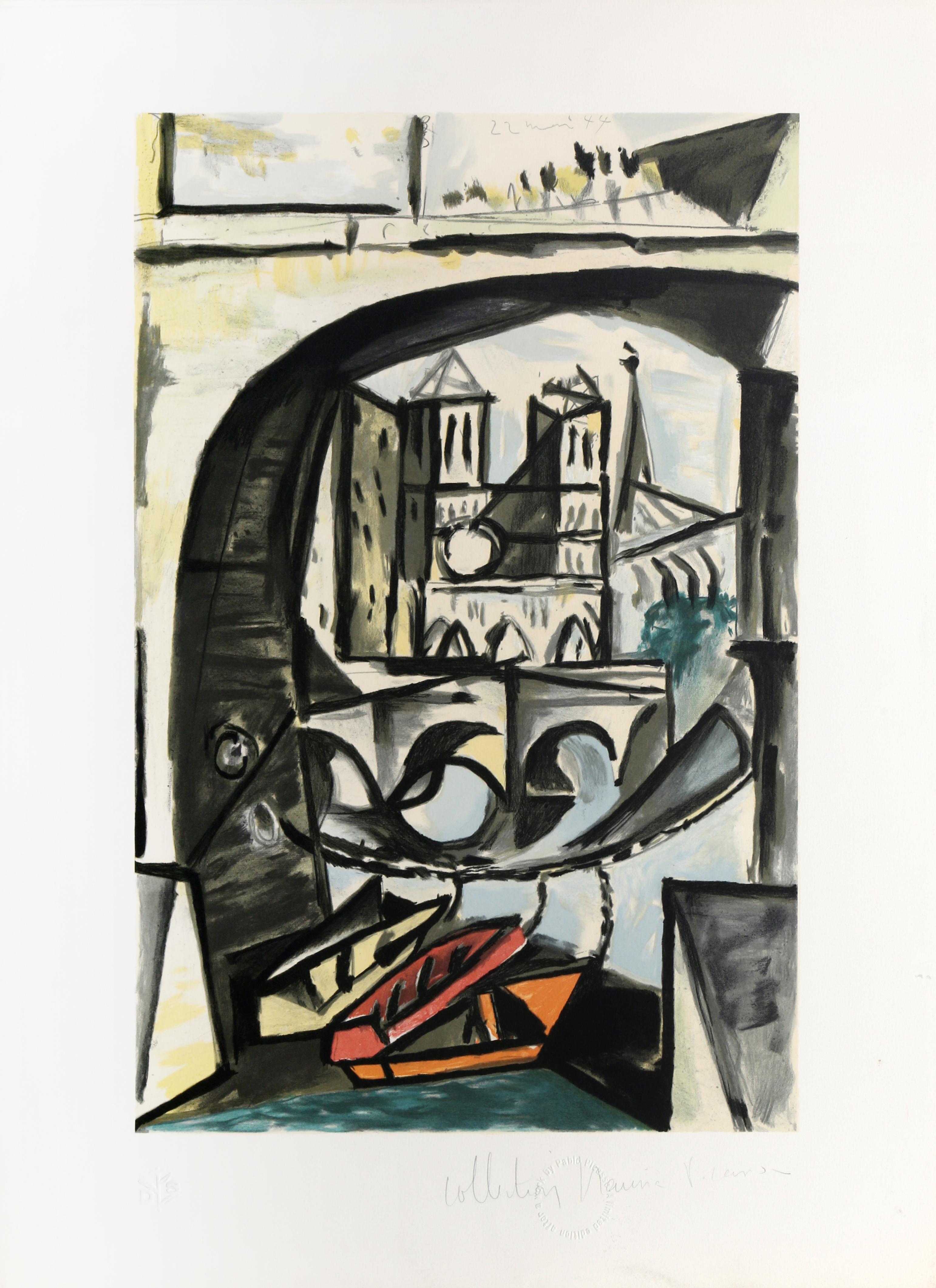 Pablo Picasso Landscape Print - Notre Dame