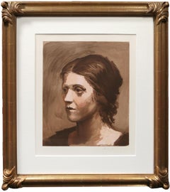 Olga Picasso, Cubist Lithograph on Arches after Pablo Picasso