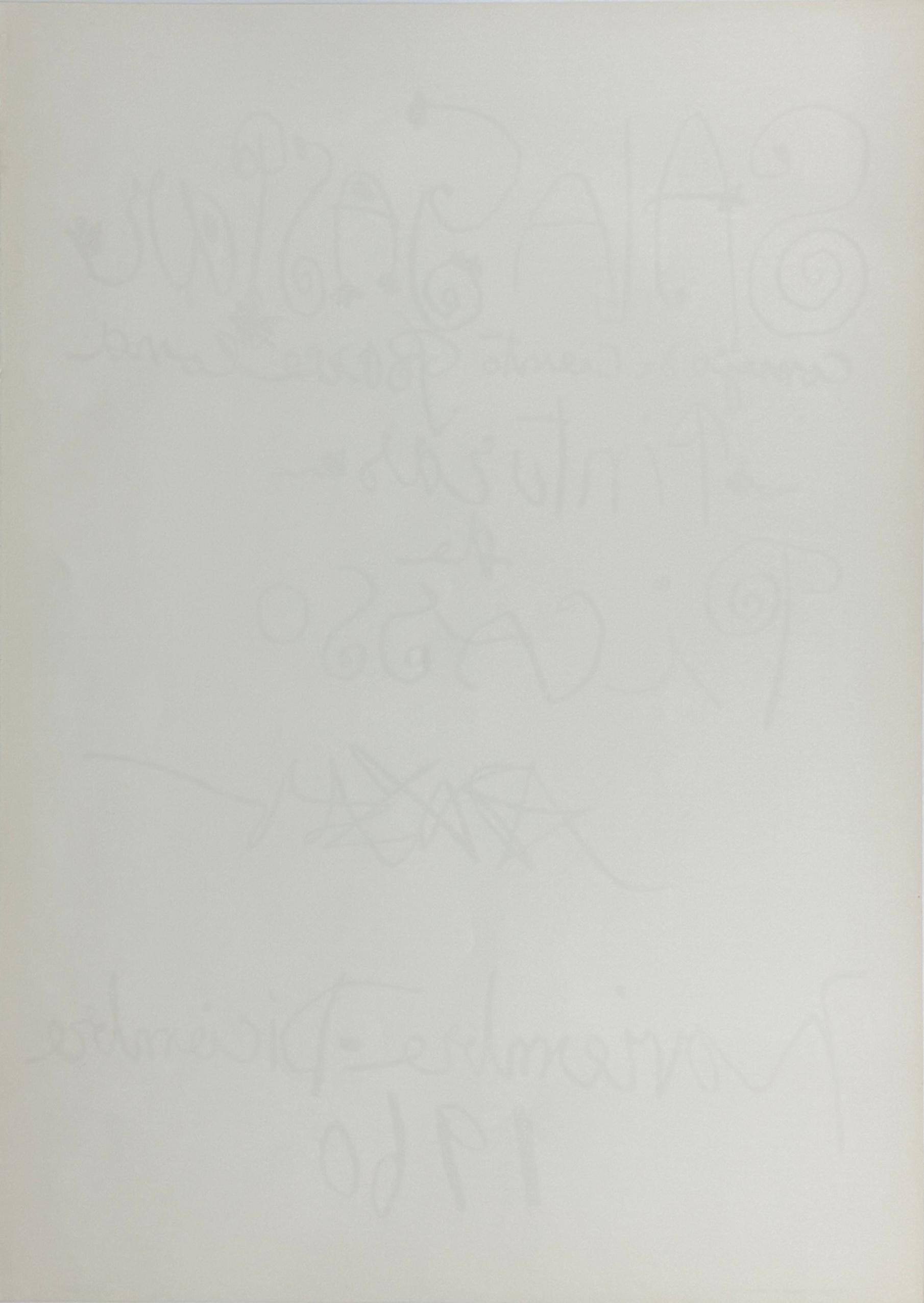 Manifesto litografico originale del 1960 della mostra 