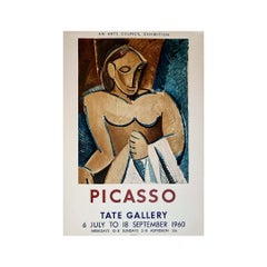 Original poster of Picasso for the Arts Council Exhibtion in 1960