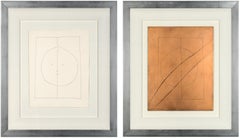 Oval Head with Dividing Line (from the Carmen portfolio) Copper Plate & Etching