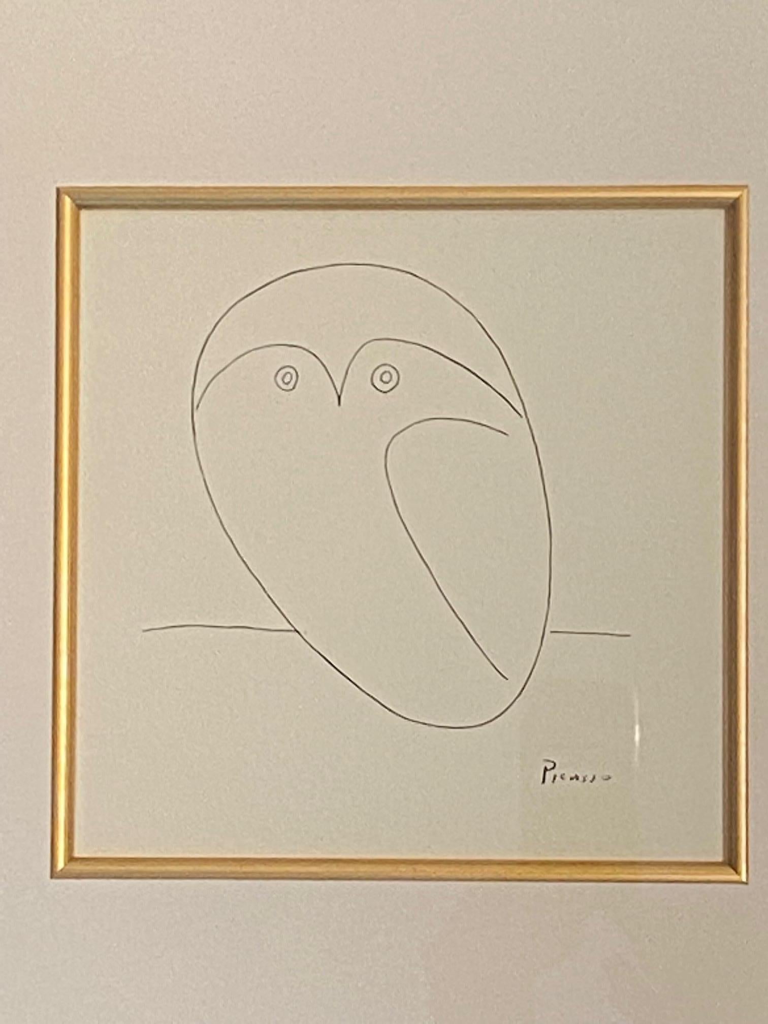 picasso owl print
