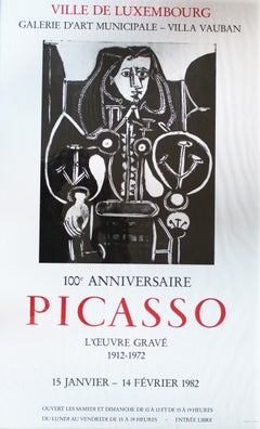 Pablo Picasso - "100 ANNIVERSAIRE, L'Oeuvre Gravé'' (Exhibition Poster) c1982.