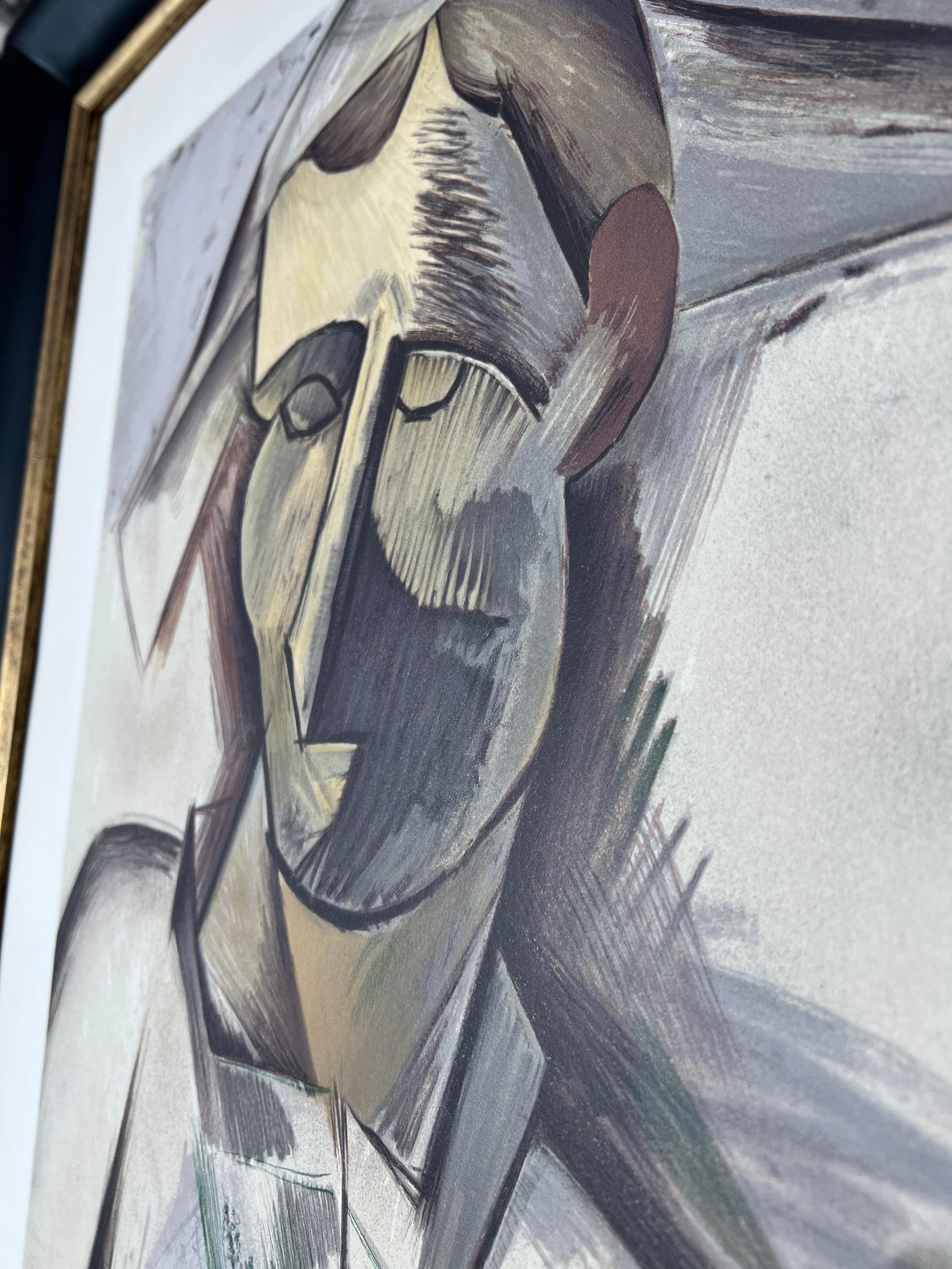Pablo Picasso (1881-1973) - Arlequin - Lithographie auf cremefarbenem Bügelpapier mit Bogenbogen 3
