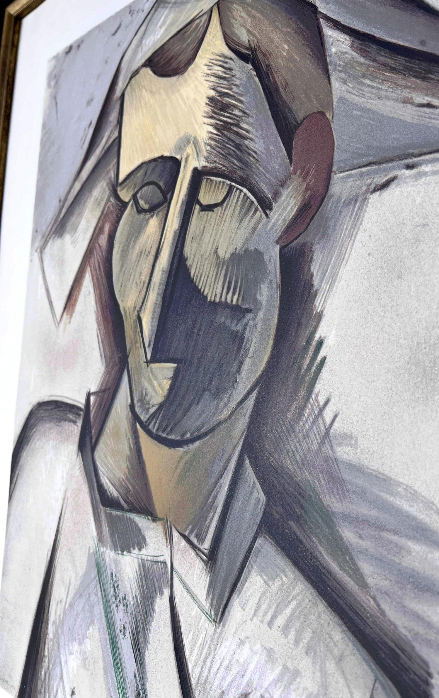 Pablo Picasso (1881-1973) - Arlequin - Lithographie auf cremefarbenem Bügelpapier mit Bogenbogen 4
