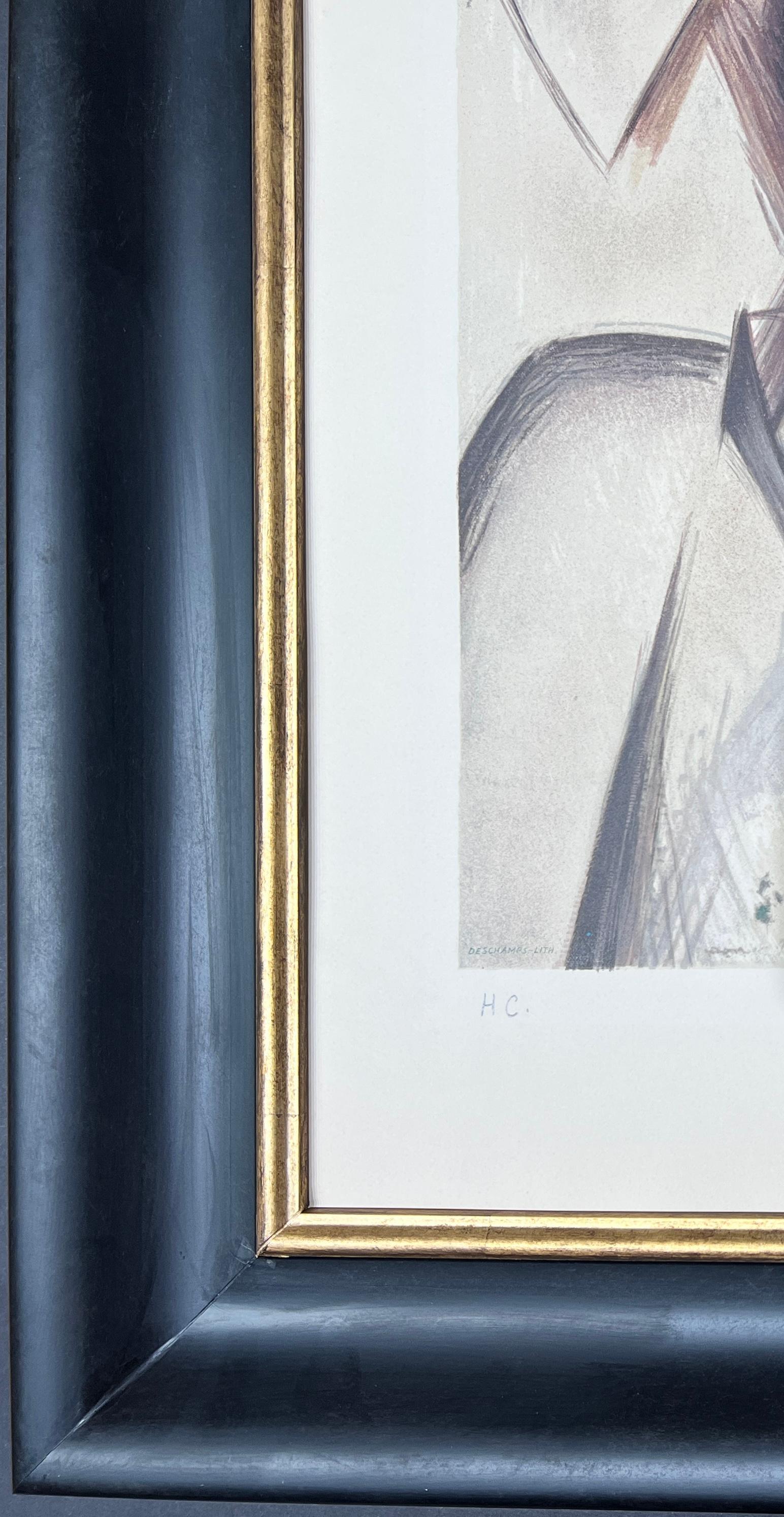 Pablo Picasso (1881-1973) - Arlequin - Lithographie auf cremefarbenem Bügelpapier mit Bogenbogen 6