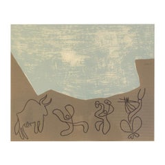 Pablo Picasso (1881 - 1973), Bacchanal with Bull, 1962.