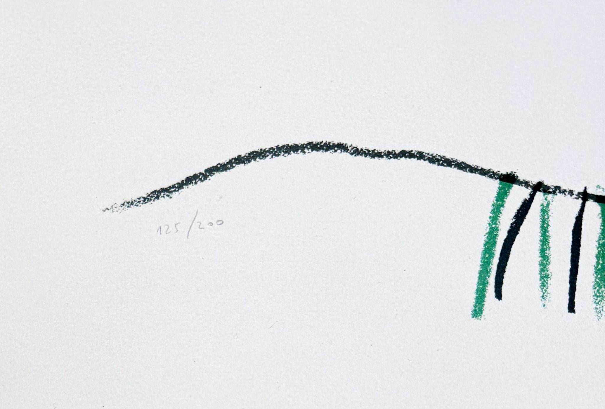 Pablo Picasso (1881 - 1973) - Bouquet de Fleurs-Color lithograph on Arches paper en vente 5