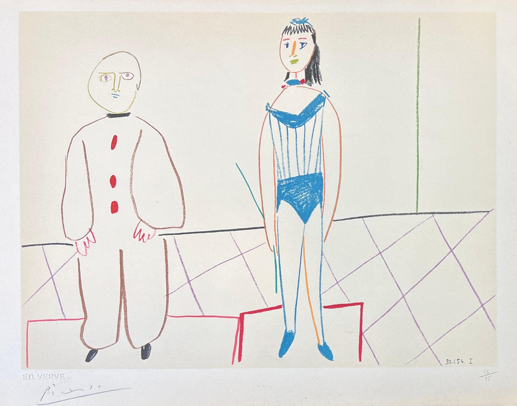 picasso clown