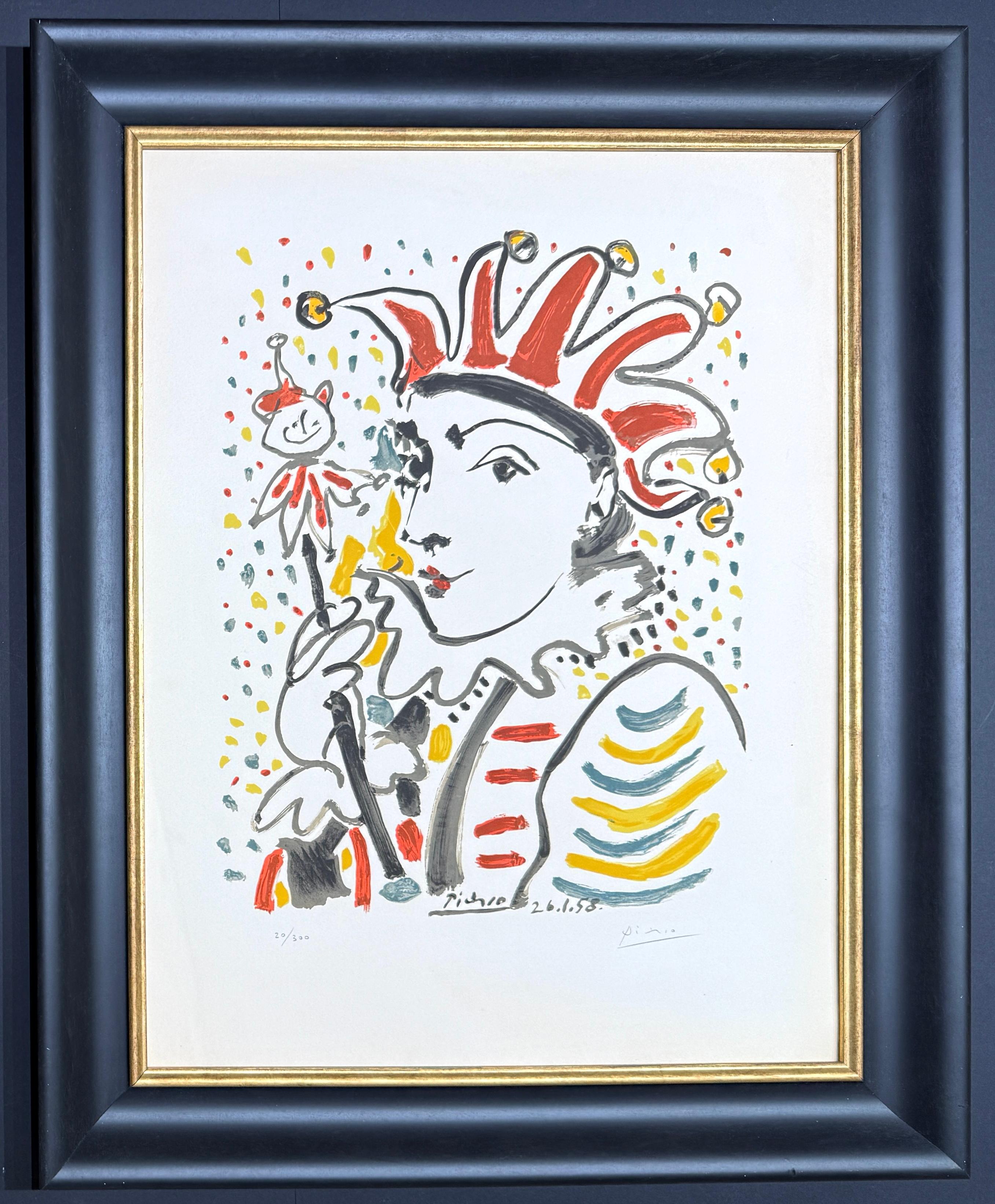 Pablo Picasso (1881-1973) - Colour lithograph on Arches paper - 1958 For Sale 1