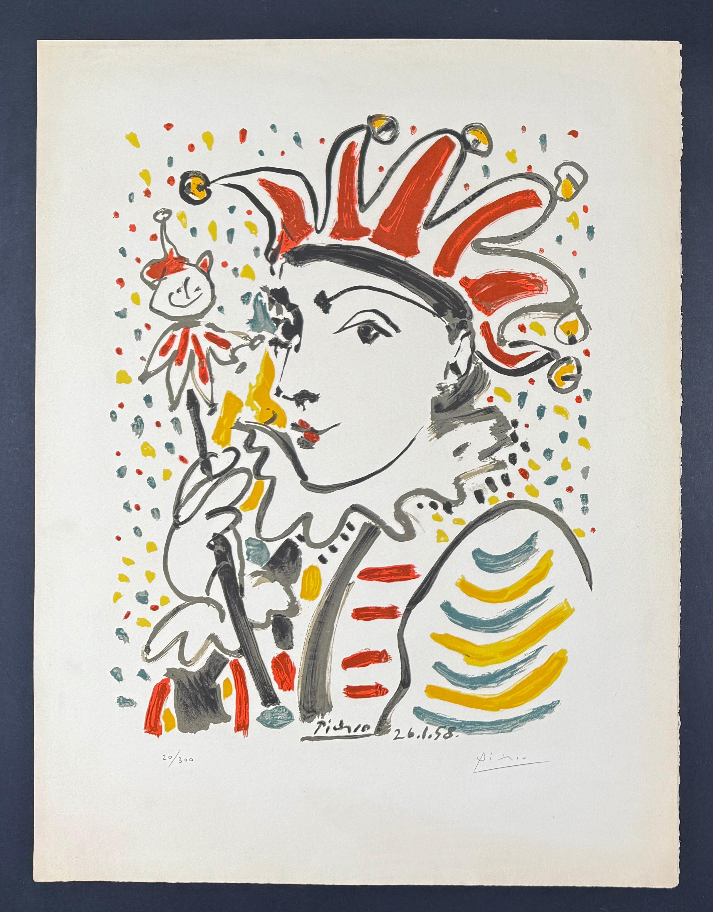 Pablo Picasso (1881-1973) - Colour lithograph on Arches paper - 1958 For Sale 2
