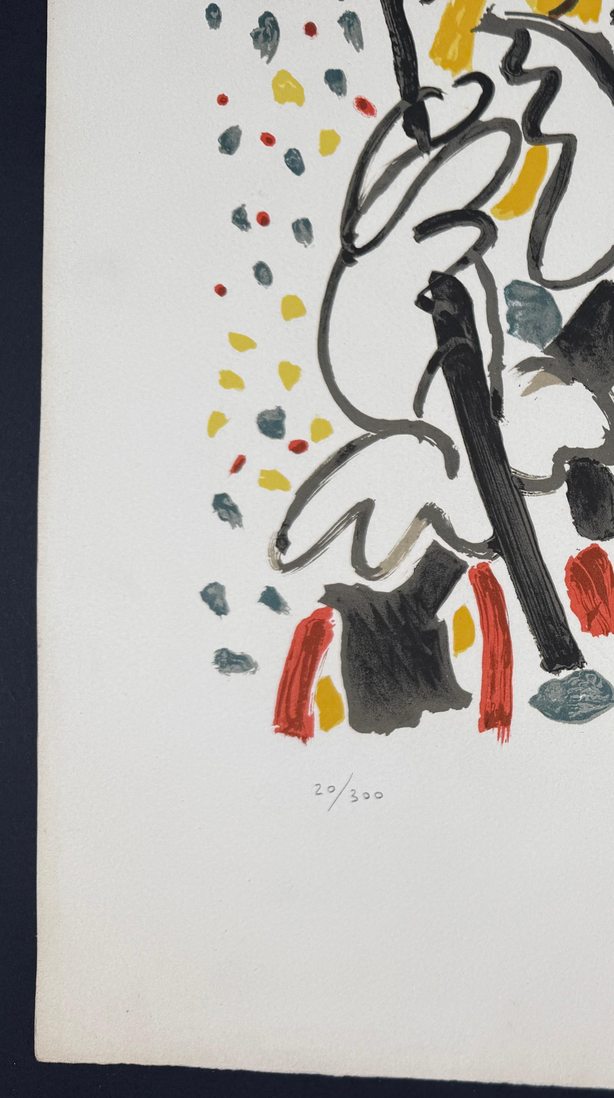 Pablo Picasso (1881-1973) - Colour lithograph on Arches paper - 1958 For Sale 4