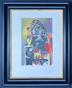 Pablo Picasso (1881-1973) - Coloured lithograph on Arches paper - 1968