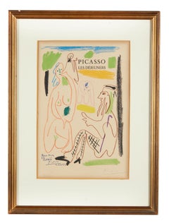 Pablo Picasso (1881-1973) - Les Déjeuners -  hand-signed Lithograph - 1962