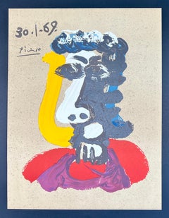 Pablo Picasso (1881-1973) - Coloured lithograph on paper - 1970
