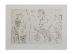 Pablo Picasso (1881–1973) – DA LE COCU MAQUIFIQUE - Etching on paper - 1968