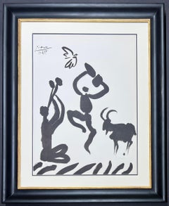 Pablo Picasso (1881-1973) - Danseur et musicien - Litografía sobre papel Arches