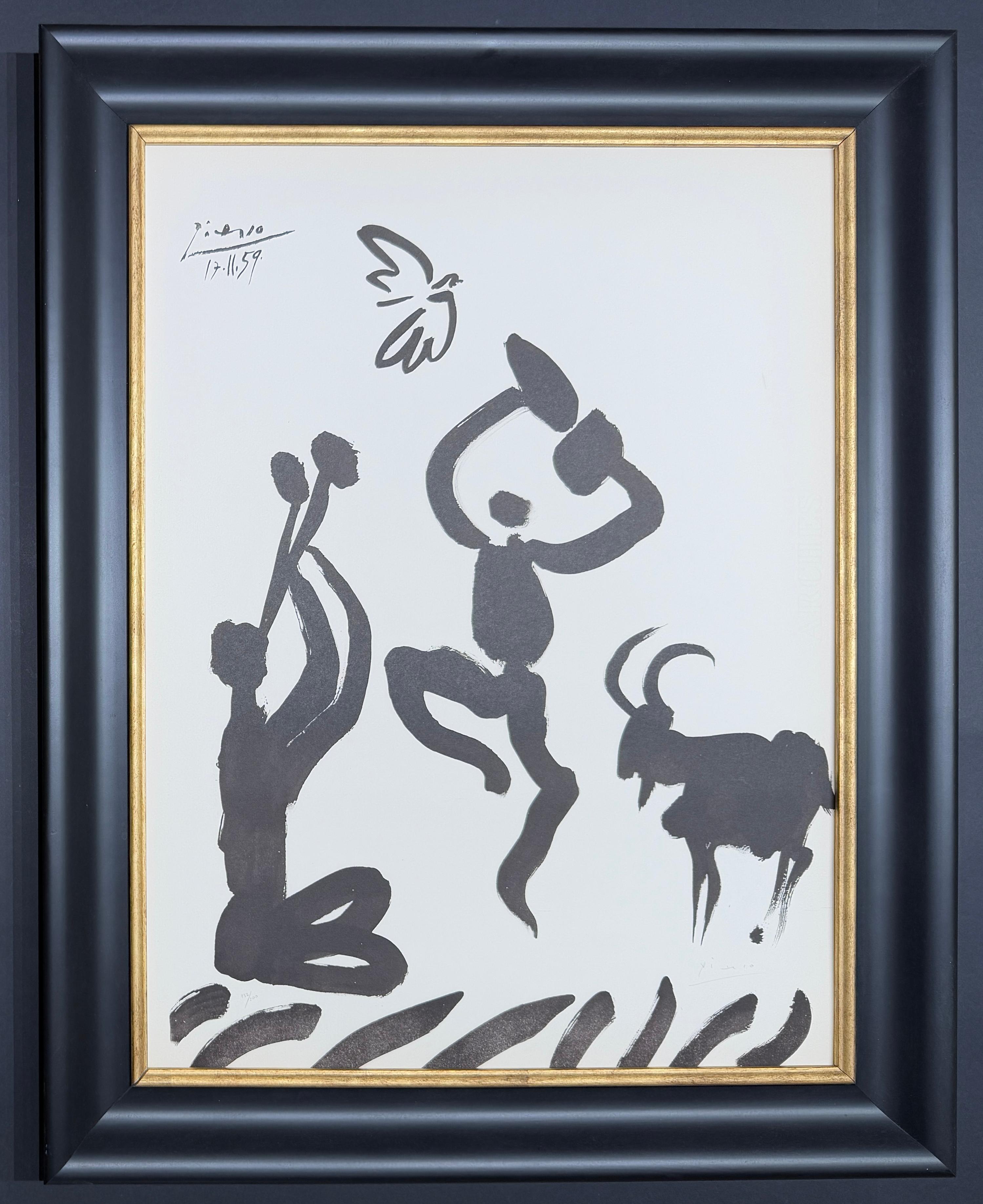 lithograph on Arches paper, edited in 1959
Limited edition of 200 copies
signed in pencil by artist in lower right corner and numbered 132/200 in lower left corner
paper size: 70 x 53 cm
framed size: 85,5 x 68 cm

in very good conditions

important