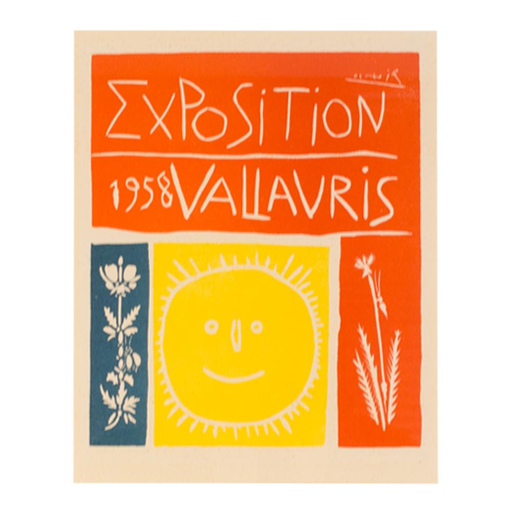 Pablo Picasso (1881 - 1973), Exposition Vallauris Mini Poster, Exhibition Poster For Sale 5