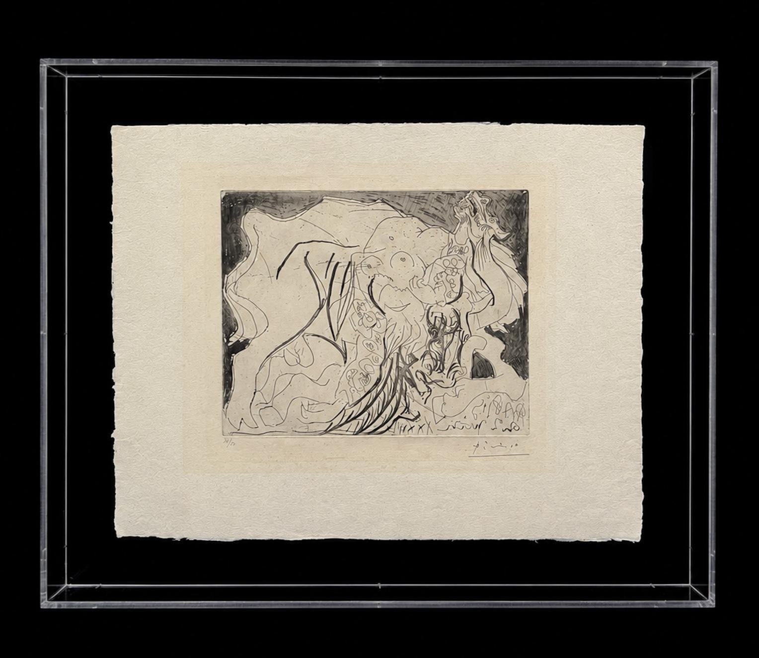 Pablo Picasso (1881–1973) - Femme Torero, V - Incisione e acquatinta su carta