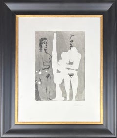Pablo Picasso ( 1881 – 1973 ) – hand-signed Aquatint on Auvergne paper – 1966