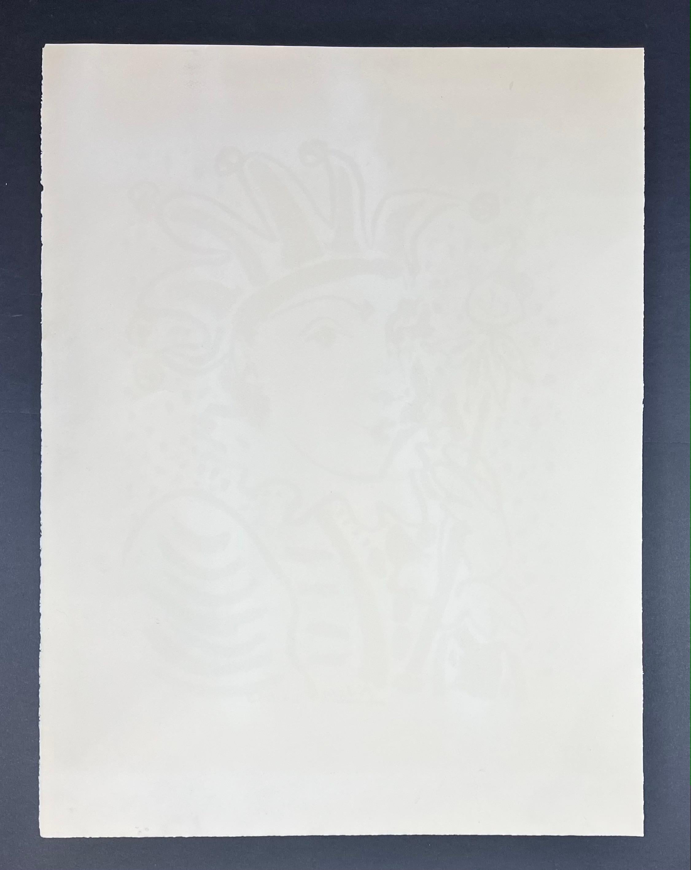Pablo Picasso ( 1881 - 1973  ) - La Folie - Litografía en color firmada a mano - 1958 5