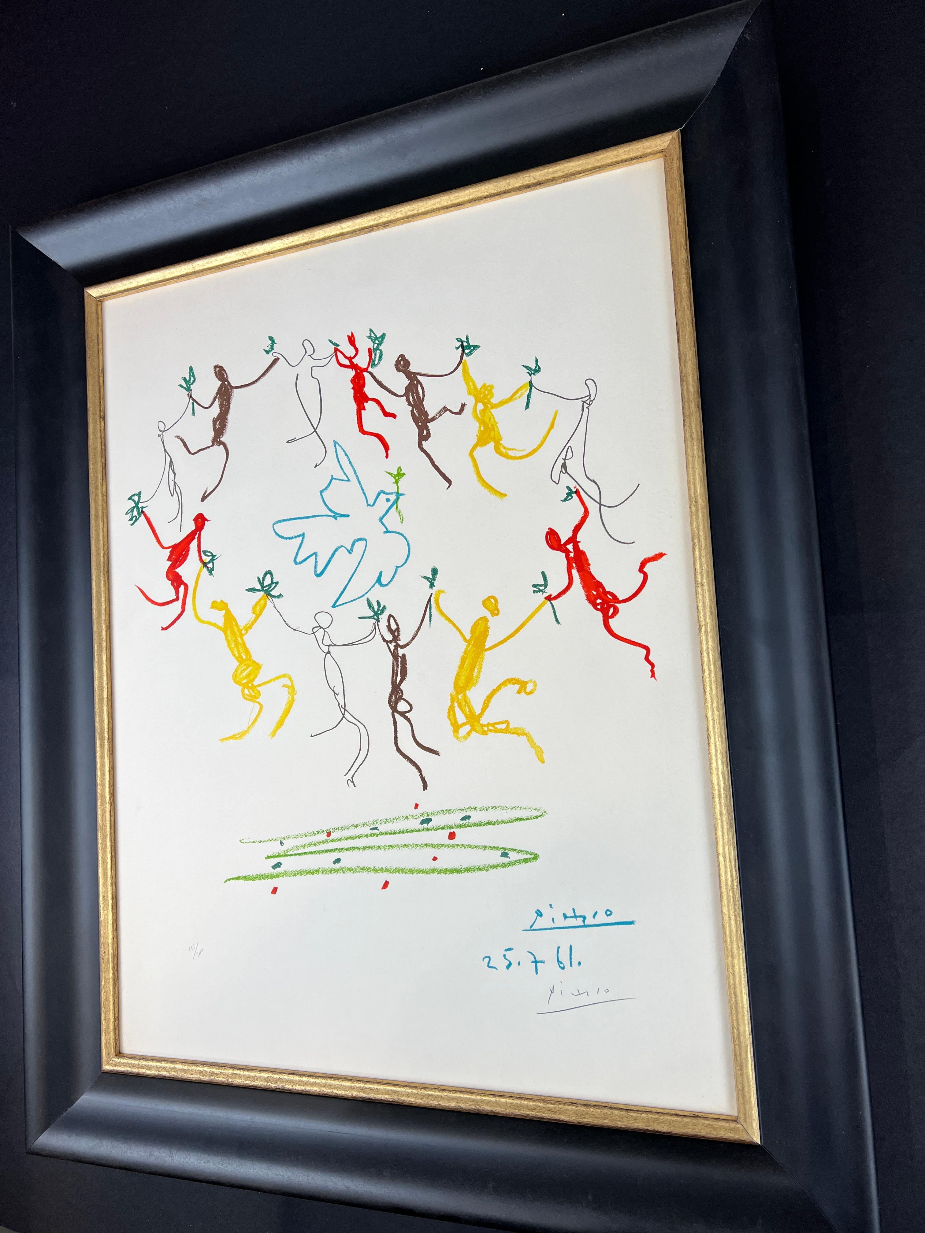 Pablo Picasso ( 1881 - 1973 ) - hand-signed Color Lithograph on Arches – 1959 9
