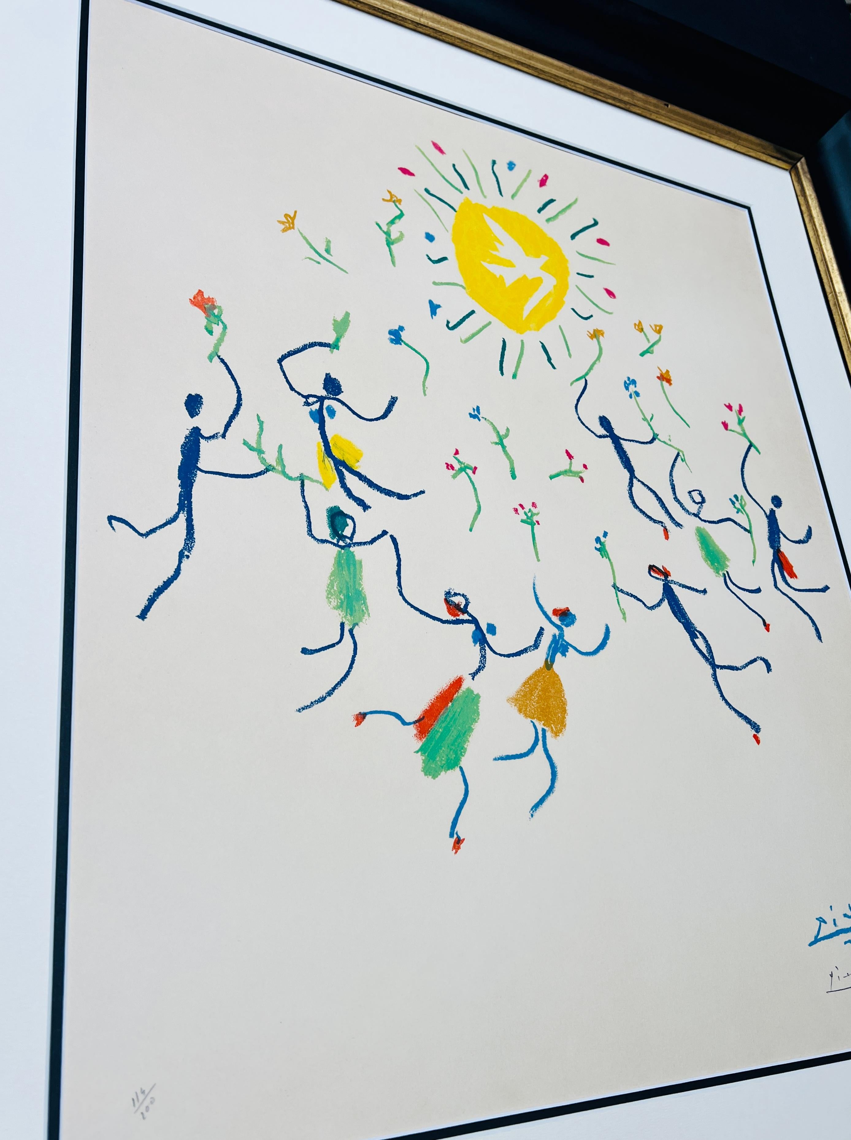 Pablo Picasso ( 1881 – 1973 ) – Hand-signed color lithograph on Arches – 1959 4