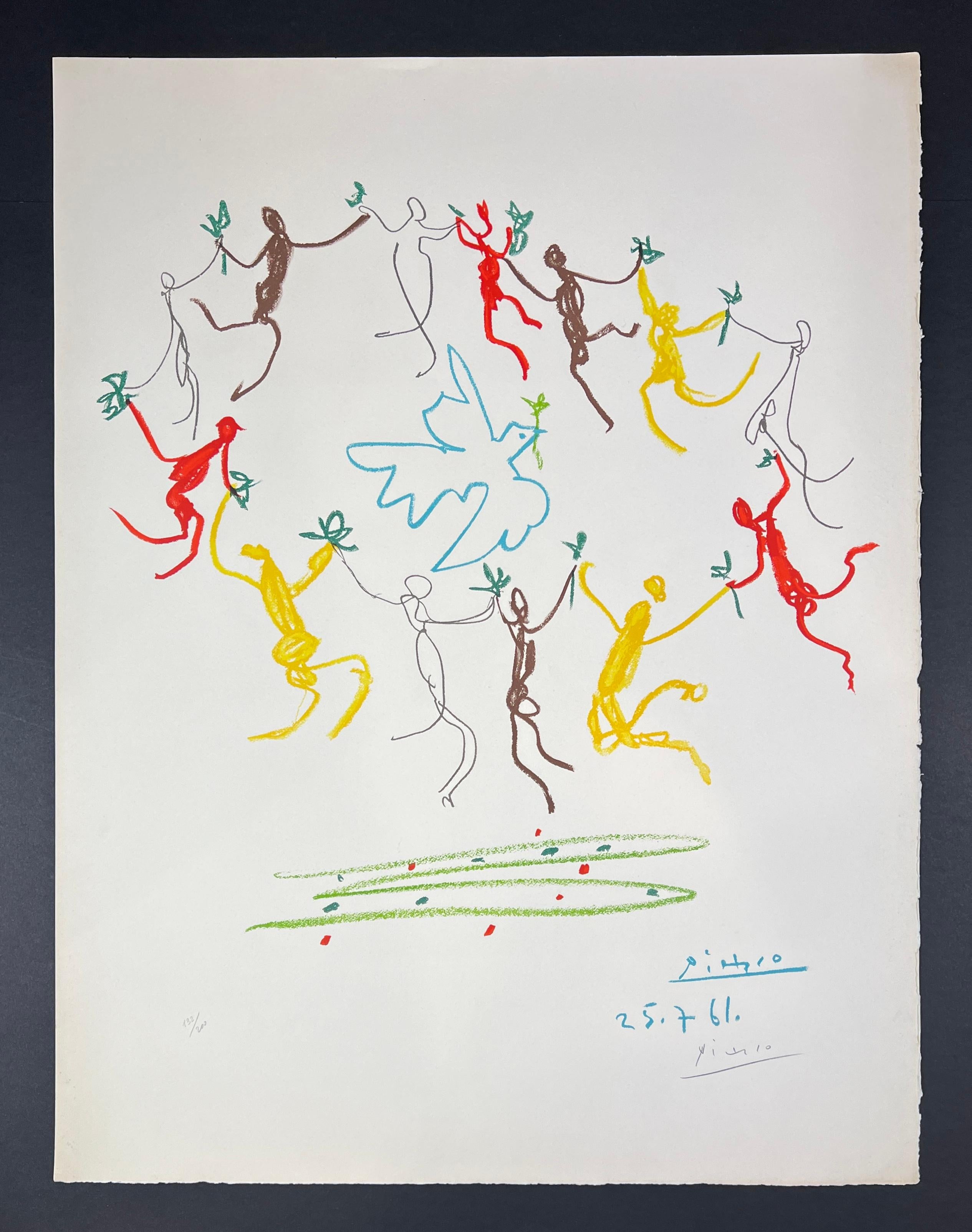 Pablo Picasso ( 1881 - 1973 ) - hand-signed Color Lithograph on Arches – 1959 7