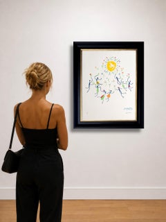 Pablo Picasso ( 1881 – 1973 ) – Hand-signed color lithograph on Arches – 1959