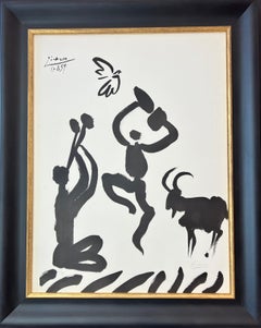Pablo Picasso ( 1881 – 1973 ) – hand-signed lithograph on Arches – 1959