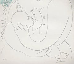 Pablo Picasso ( 1881 – 1973 ) La Grande Maternité – hand-signed lithograph 1963
