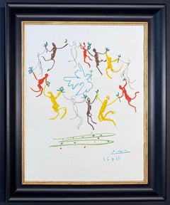 Pablo Picasso (1881 - 1973) - La ronde de la jeunesse - Litografía en color - 1961