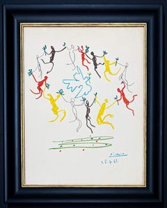 Pablo Picasso (1881 - 1973) - La ronde de la jeunesse - Color lithograph - 1961