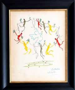 Pablo Picasso (1881 - 1973) - La ronde de la jeunesse - Color lithograph - 1961