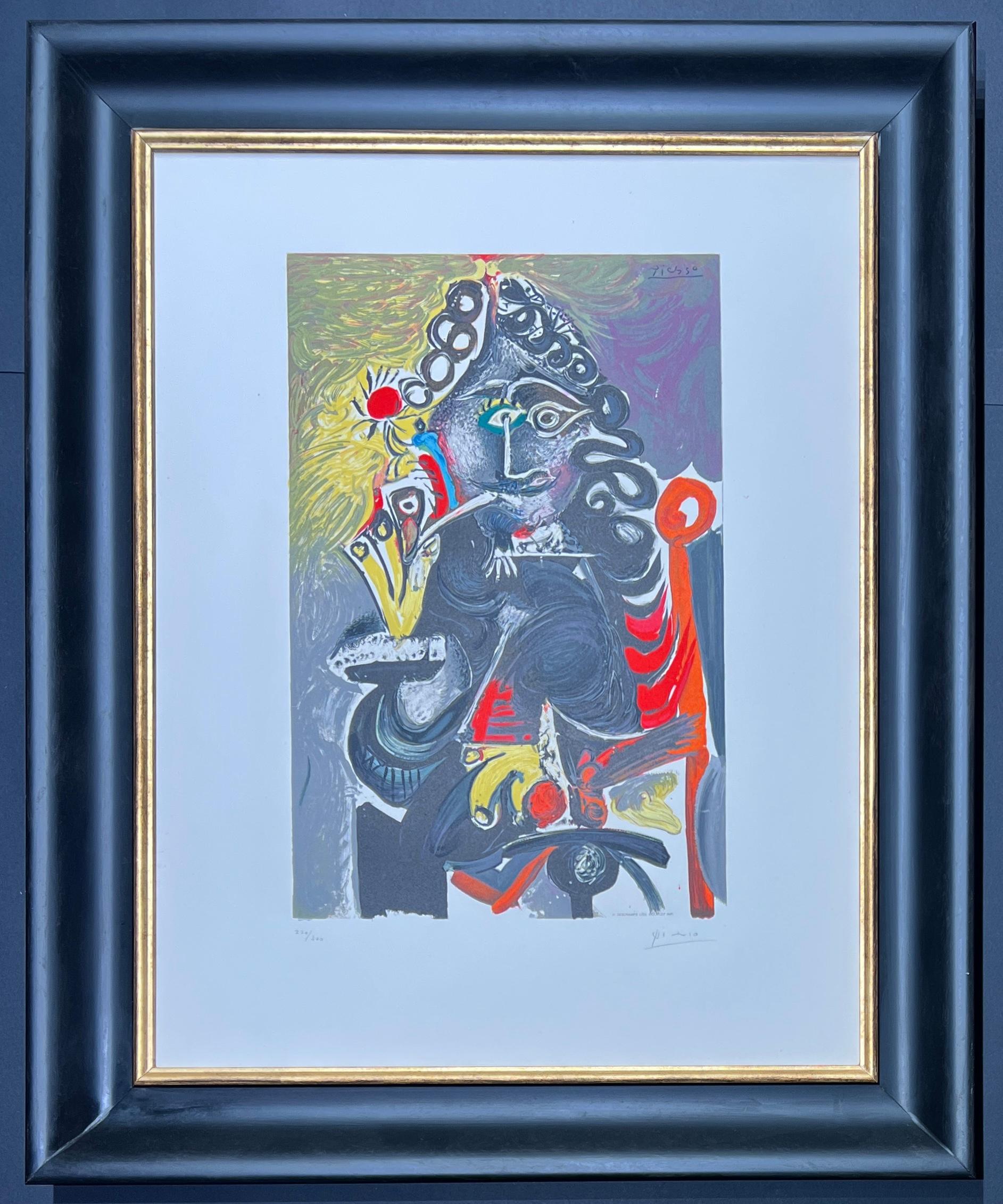 color lithograph on Arches paper , edited in 1968
Limited edition of 300 copies , numbered 230/300 in lower left
Signature in pencil in the lower right margin
paper size: 64,5 x 50 cm
Framed size: 79 x 64.5 cm
Published by Yamet Fine Arts , New