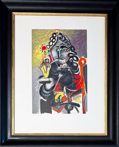 Pablo Picasso (1881–1973) - Le Cavalier - Color lithograph on Arches paper - 196