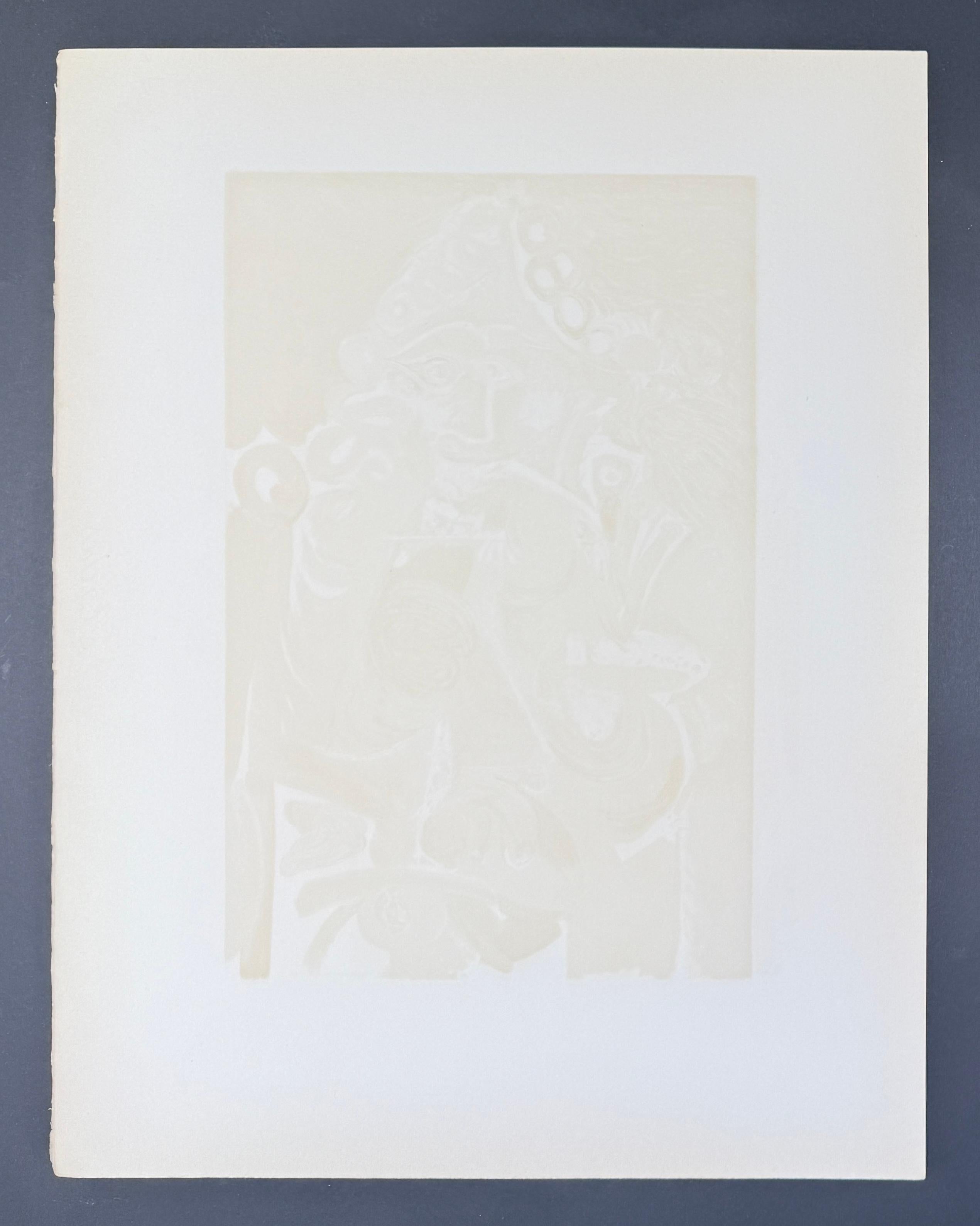 Pablo Picasso (1881-1973) - Le Cavalier - Lithographie en couleurs sur papier Arches en vente 3