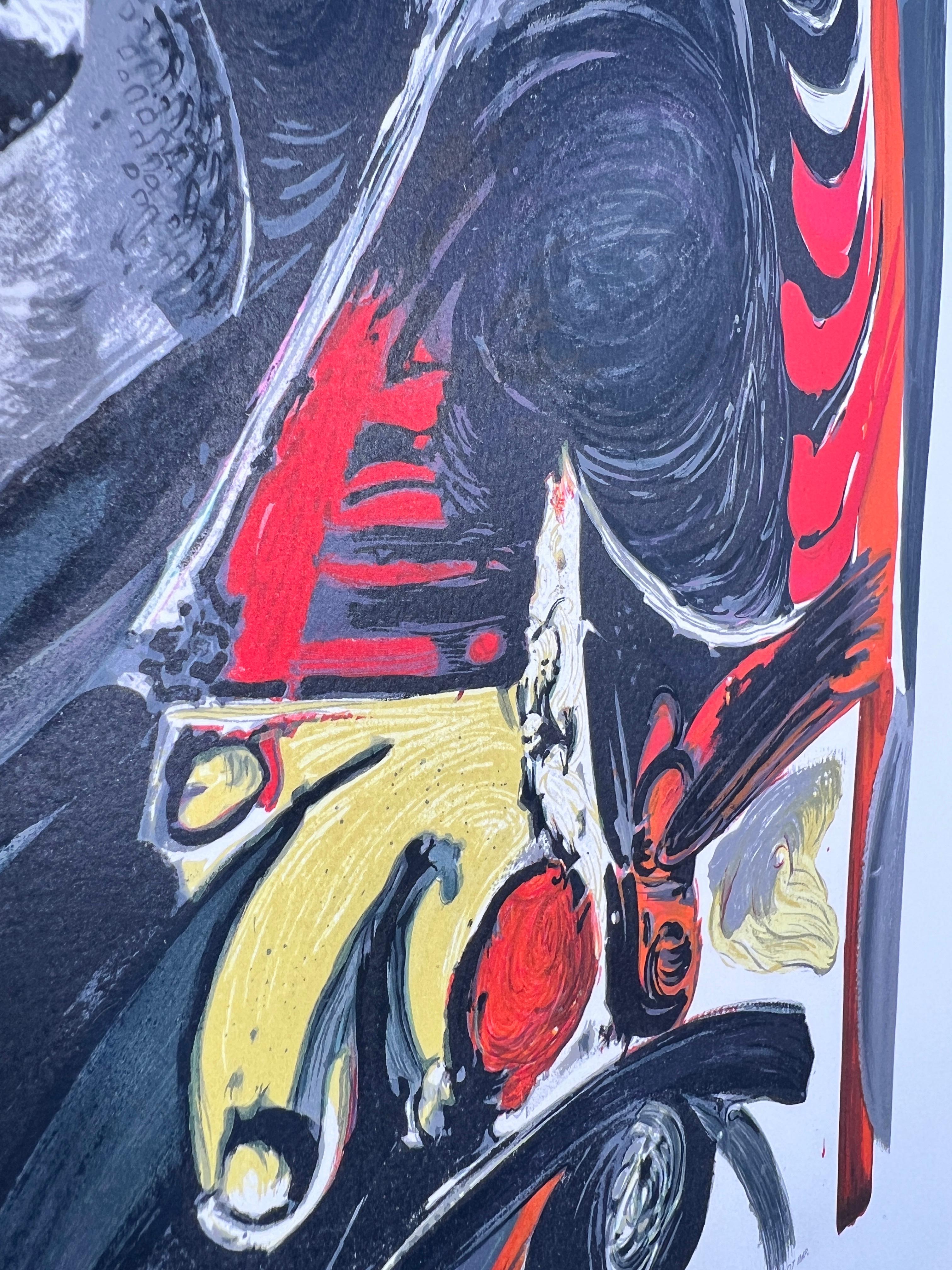 Pablo Picasso (1881–1973) - Le Cavalier - Color lithograph on Arches paper For Sale 4